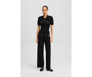 Karl Lagerfeld Button Knit Pants Black Taglia: M | Pantaloni Outlet | Donna | Nero