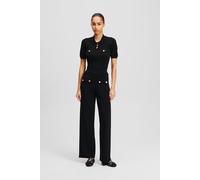 Karl Lagerfeld Button Knit Pants Black Taglia: S | Pantaloni Outlet | Donna | Nero