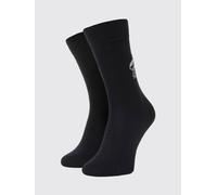 KARL LAGERFELD Calze in cotone stretch con stampa grafica ML Nero