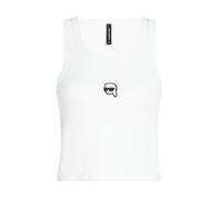 Karl Lagerfeld Camicia da notte beige / nero / bianco Donna Karl Lagerfeld M