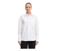Karl Lagerfeld - Camicia in cotone con taschino ricamato - - Blouses & Shirts - Donna - Bianco - L