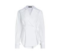 Karl Lagerfeld - Camicia Plissettata Doppiopetto - - Blouses & Shirts - Donna - Bianco - M