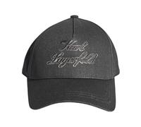 Karl Lagerfeld - Cappello Visiera Firma - - Accessories - Uomo - Nero - ONE SIZE