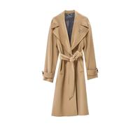 Karl Lagerfeld - Cappotto in Lana Morbida - - Coats - Donna - Marrone - XS