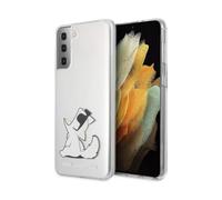 Karl Lagerfeld Choupette Fun Custodia rigida KLHCS21MCFNRC, Trasparente - Samsung Galaxy S21+ G996