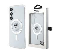 KARL LAGERFELD Choupette per S24 COVER MAGSAFE per Samsung Galaxy S24, Trasparente