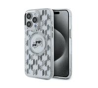 KARL LAGERFELD Compatibile COVER MAGSAFE per Apple iPhone 15 pro, Trasparente