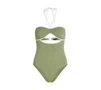 Karl Lagerfeld Costume intero 'Hotel' cachi / bianco Donna Karl Lagerfeld L cachi / bianco