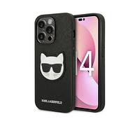 KARL LAGERFELD Cover Custodia per Apple iPhone 14 Pro, Nero