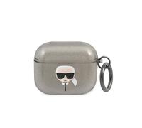 Karl Lagerfeld, Cover per AirPods 3 Glitter Chic in TPU alta qualità