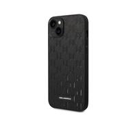 Karl Lagerfeld, Cover per iPhone 14 Plus PU Saffiano Monogram, Nero