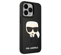 Karl Lagerfeld, Cover per iPhone 14 Pro Max 3D Rubber Karl's Head