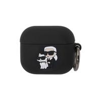 Karl Lagerfeld, Cover per Pods 3 in Silicone anello, Nero