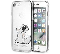 KARL LAGERFELD Cover posteriore per iPhone 8, trasparente