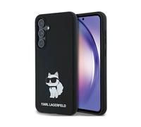 Karl Lagerfeld Cover Silicone Choupette Metal Pin Nero - Galaxy A55 5G