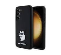 Karl Lagerfeld Cover Silicone Choupette Metal Pin Nero - Galaxy S24