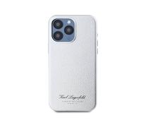 Karl Lagerfeld, Custodia per iPhone 15 Pro Max Hotel RSG Textured Grainy Elegant