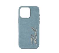 Custodia Karl Lagerfeld FW Jeans Signature Logo per iPhone 16 Pro Max, blu - Nouvo