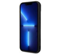Karl Lagerfeld Custodia rigida KLHCP14MPSQPK per iPhone 14 Plus 6,7" PU Puffy Ikonik Pin Nero