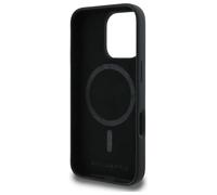 Karl Lagerfeld Karl Head Custodia in silicone nero per Magsafe - iPhone 16 Pro