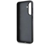 Custodia per Samsung Galaxy A56 con logo Karl Lagerfeld in metallo Saffiano, col