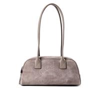 Karl Lagerfeld Daily Borsa a spalla Vera Pelle 29 cm grigio