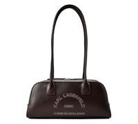 Karl Lagerfeld Daily Borsa a spalla Vera Pelle 34 cm marrone