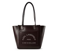 Karl Lagerfeld Daily Borsa a spalla Vera Pelle 36 cm marrone