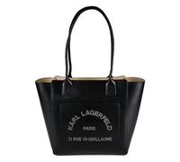 Karl Lagerfeld Daily Borsa a spalla Vera Pelle 36 cm nero