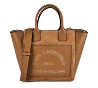 Karl Lagerfeld Daily Borsa shopper Vera Pelle 23.5 cm marrone