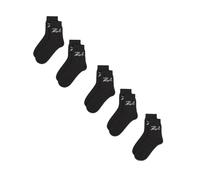 Karl Lagerfeld Donna K/Signature Logo Sock (5 Pack) Black 39-42