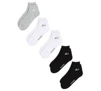Karl Lagerfeld Donna K/Signature Sneaker Sock (5 Pack) Black/White/Grey 35-38