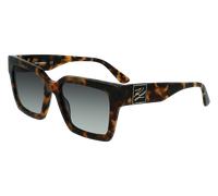 Karl Lagerfeld Donna Karl Lagerfeld KL6057S 215 Occhiali da sole Acetato Marrone Grigio Squadrata Fotocromatiche Fotocromatiche
