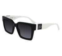Karl Lagerfeld Donna KL6057S 004 Occhiali da sole Acetato Nero Squadrata Fotocromatiche