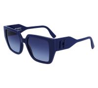 Karl Lagerfeld Donna KL6098S 400 Occhiali da sole Recycled PET Blu Blu Squadrata Normale Normale