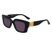 Karl Lagerfeld Donna KL6125S 001 Occhiali da sole Acetato Nero Grigio Squadrata Normale Normale