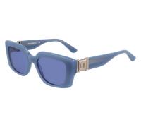 Karl Lagerfeld Donna KL6125S 450 Occhiali da sole Acetato Azzurro Azzurro Squadrata Normale Normale