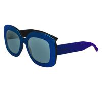 Karl Lagerfeld Donna KL6165S 400 Occhiali da sole Bio-iniettato Blu Squadrata Normale