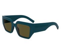 Karl Lagerfeld Donna KL6166S 425 Occhiali da sole Bio-iniettato Petrolio Squadrata Normale