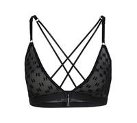 Karl Lagerfeld Donna Monogram Mesh Triangle Black XS