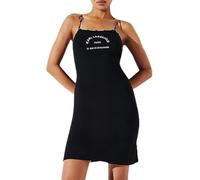 Karl Lagerfeld Donna Rsg Logo Open Back Beach Dress Black S