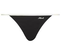 KARL LAGERFELD Donna Signature Dna Thong Nero XS