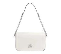 Karl Lagerfeld - Essentials Borsa a Spalla Media con Patta - - Bags - Donna - Bianco - ONE SIZE