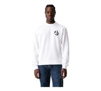 Karl Lagerfeld - Felpa con Monogramma Patch - - Sweatshirts & Hoodies - Uomo - Bianco - S