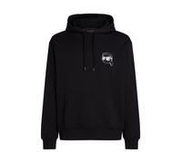 Karl Lagerfeld Felpa 'IKON' nero / bianco Uomo Karl Lagerfeld L nero / bianco