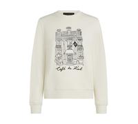 Karl Lagerfeld Felpa 'KL x Jorge Parra' crema / nero Donna Karl Lagerfeld M crema / nero