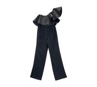 Karl Lagerfeld - Frill Evening Jumpsuit - -Jumpsuits & Playsuits -Donna -Nero -S