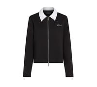 Karl Lagerfeld Giacca di felpa nero / bianco Donna Karl Lagerfeld XL