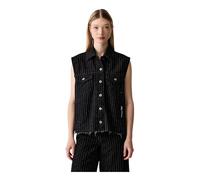 Karl Lagerfeld - Gilet in Denim - - Jackets - Donna - Nero - S