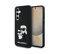 KARL LAGERFELD Gomma COVER per Samsung S24 Fe S721, Nero